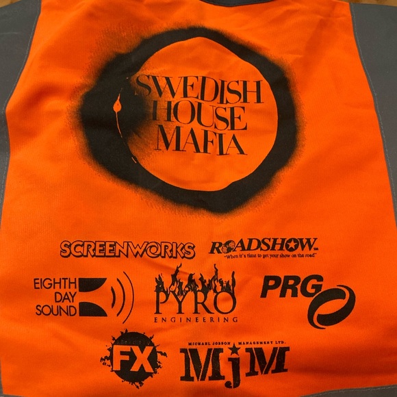 Swedish House Mafia Concert Reflective Crew Vest XL New - Picture 3 of 4
